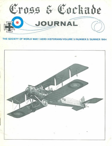 CROSS & COCKADE V5 N2 SOPWITH 5F.1 DOLPHIN SCALE DRAWINGS / FOKKER D.VII / AEF I