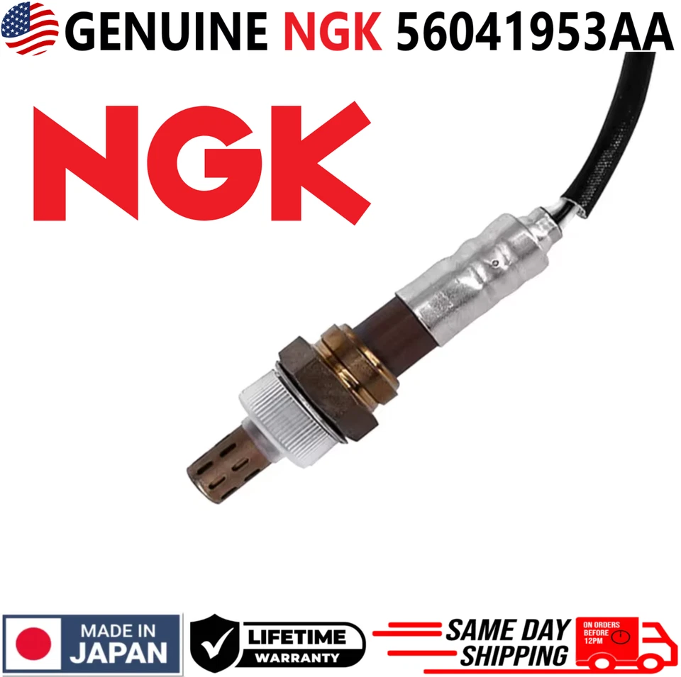 Sensor de oxígeno NGK genuino para Chrysler Dodge Jeep I4 V6 V8 2001-2007, 56041953AA Foto 2 de 4