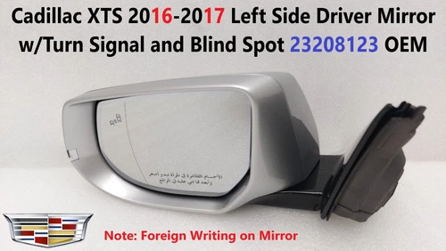 Cadillac XTS 2016-2017 Left Side Mirror w/Turn Signal and Blind Spot 23208123