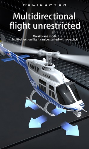 RC ERA C138 Bell-206 RC Helicopter 3D 6CH 6-axis Gyro Optical Flow Positioning - Picture 9 of 26