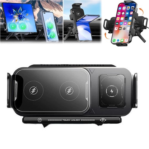 Car 2 in 1 Rotating Phone Holder High Intelligent Mobile Phone/Pad Holder New - Picture 13 of 14
