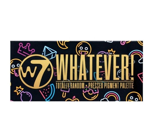 2 × W7 London Whatever! Totally Random Pressed Pigment Eyeshadow Palette - 10.5g - Picture 2 of 3