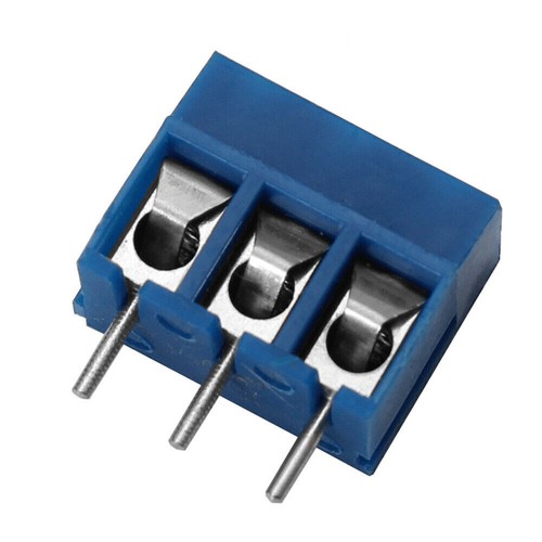 Blue KF301-2P/3P PCB Mount Screw Terminal Block Connector 2/3Pin 5mm Pitch 60pcs - Picture 6 of 6