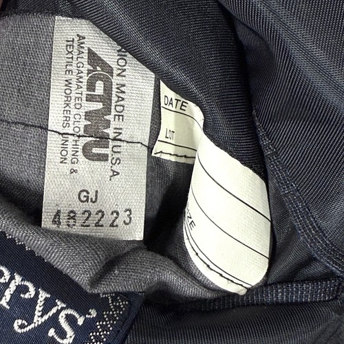 Vintage Burberry Blazer Mens 44 R Wool Navy Plaid Sport Coat Union Made Italian - Picture 10 of 18