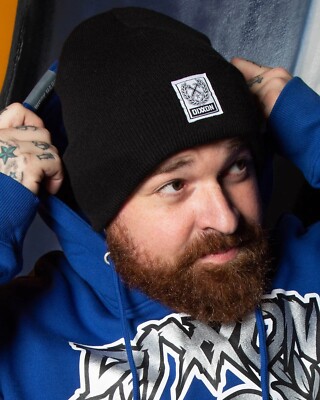 Dixxon Flannel Co Ribbed Black Beanie With White Dixxon Logo BNIB