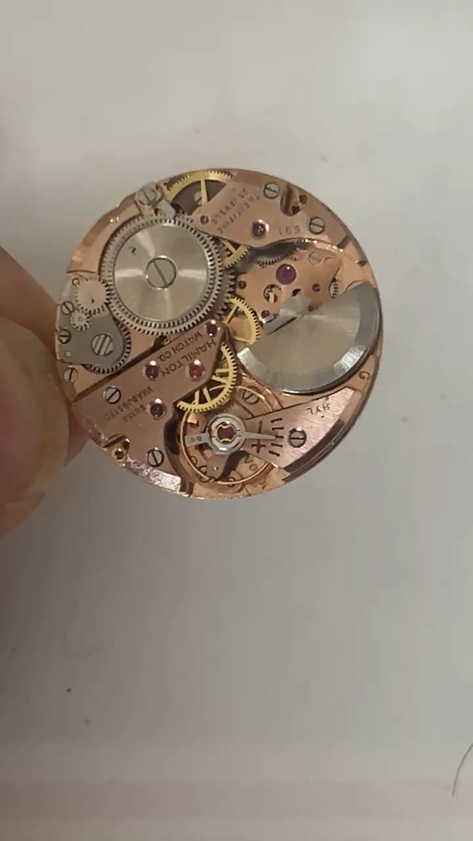 Vintage Hamilton Mens Automatic Micro Rotor movement 25 Jewel