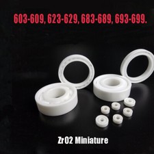 Miniature ZrO2 Full Ceramic Bearing 603-699 Corrosion Resistant Ball Bearings