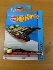 2015 Hot Wheels #53 HW City-HW Rescue H2GO Black/Red w/Red MW Spoke Wheels