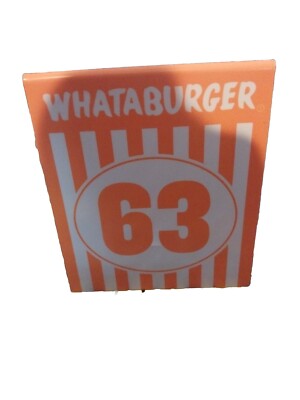  Whataburger Table Tent  63