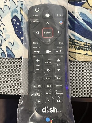 Dish Network 54.3 Google Voice Remote For Hopper, Joey, Wally ( Reman)