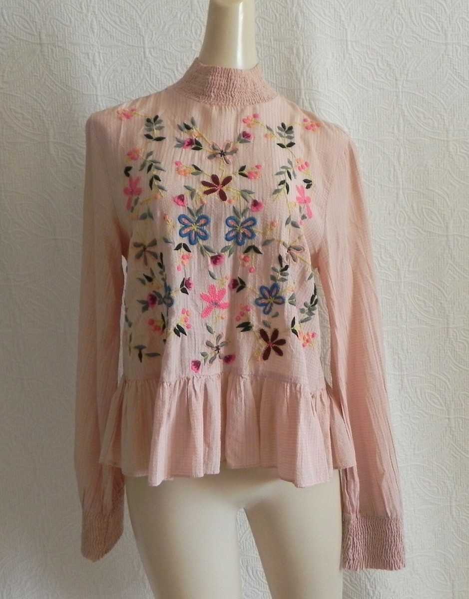 Zara Trafaluc Collection Long Sleeve Open Back/Drawstring Tie