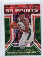 2019/20 Contenders Optic Playing The Number Game Red Ice Giannis Antetokounmpo