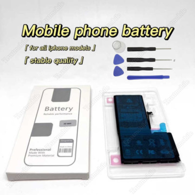 Internal Battery Replacement For iPhone 6 7 8 Plus X XR XS 11 12 13 14 Pro Max