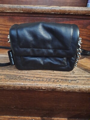 Marc Jacobs Leather Pillow Shoulder Crossbody Bag MK024055