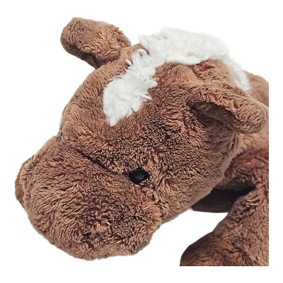 Gund Brown Floppy Pony Horse With White Mane Tail Plush Stuffed Animal 10'' READ 