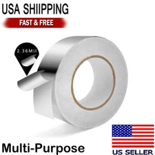 Aluminum Foil Tape 2in x 55 Yd Heat Resistant Waterproof Insulation Home Repair