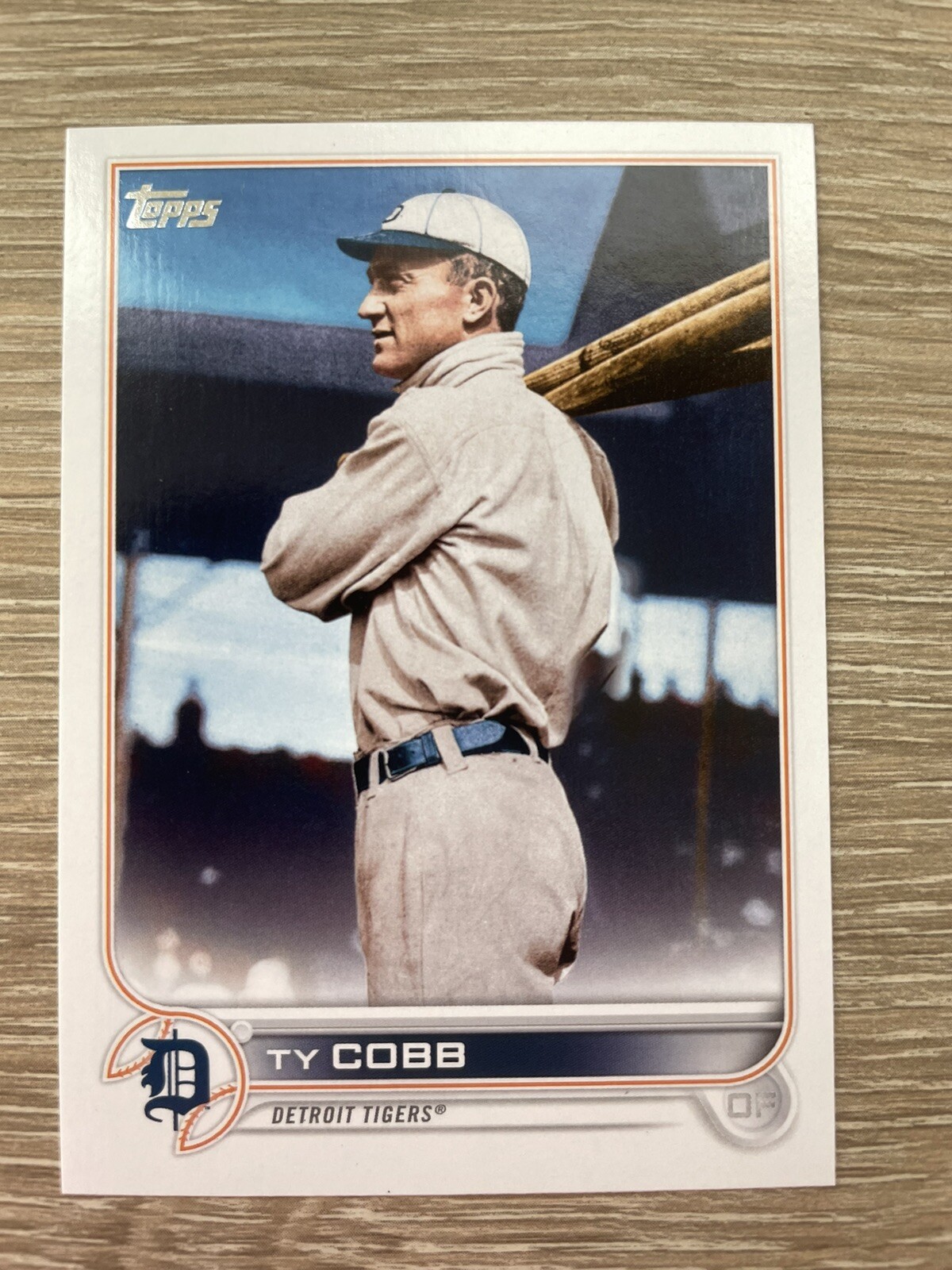 2022 Topps Update Ty Cobb Short Print Photo Variation SP US204 Detroit Tigers