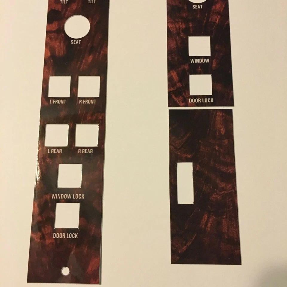 Lincoln Continental 1977-79/coche urbano interruptor carcasa/cenicero vinilo kit de reposo Foto 3 de 4