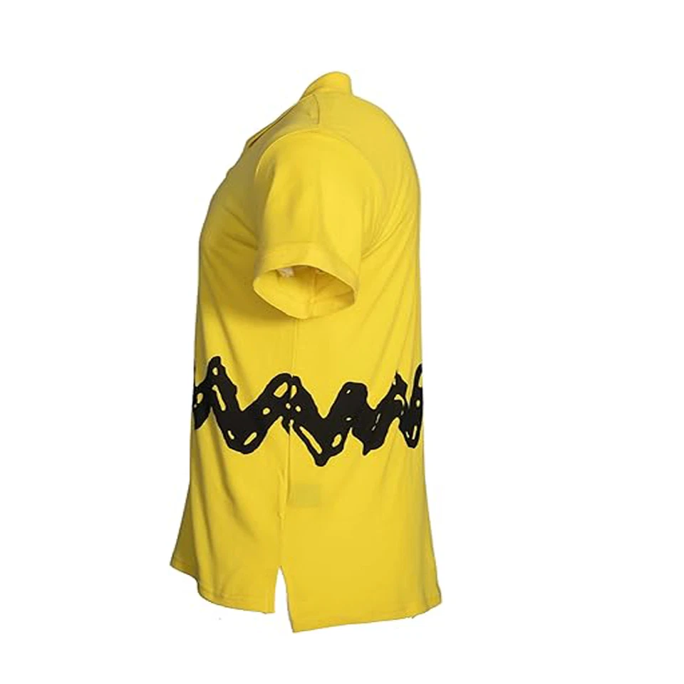 Niño Pequeño Cacahuetes Charlie Marrón Zig Zag Camisa Amarilla Disfraz de Halloween Juegos con disfraces Foto 4 de 4