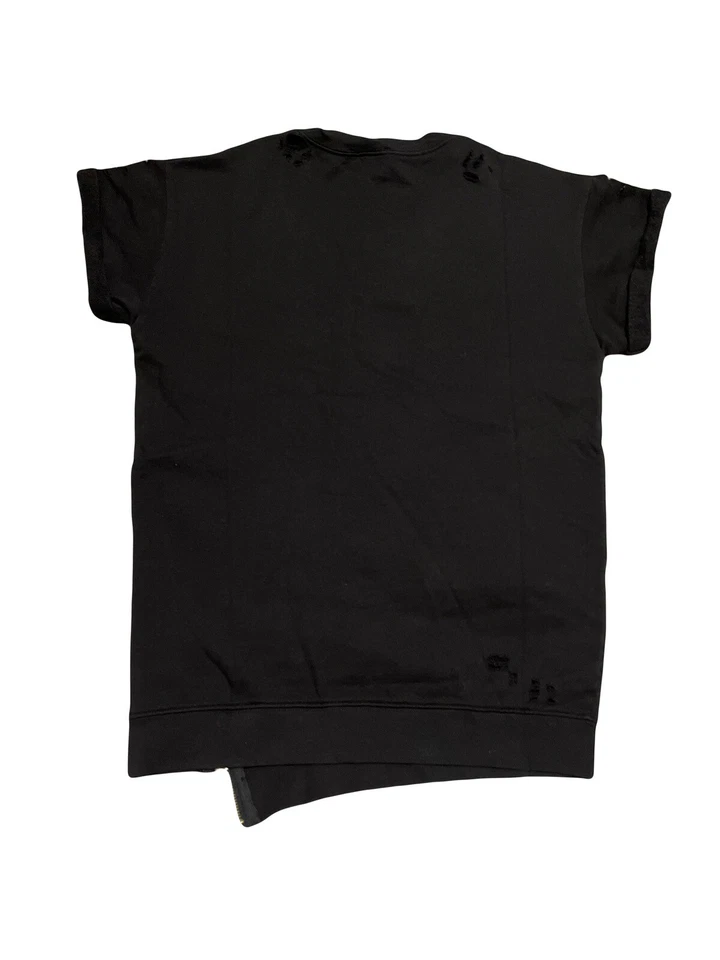 ✨Sudadera Negra Orquídea✨ Nueva con Etiquetas Envejecida Manga Corta Talla Pequeña Foto 2 de 4