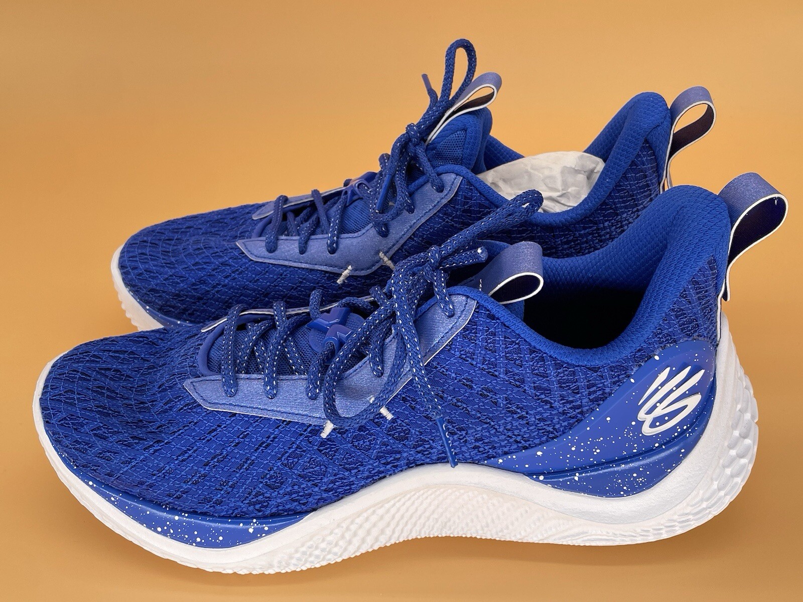 Under Armour Team Curry 10 Mens Basketball Shoes Size 12 Blue