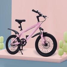 18 Inch Kids Girls Boys Bike 18" Wheel Mountain Bike 1 Speed Kids Bike Pink UK