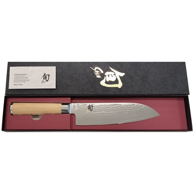 *1-Piece* Shun Cutlery Classic Santoku Knife 7'' VG-MAX Stainless Steel DM-0702W