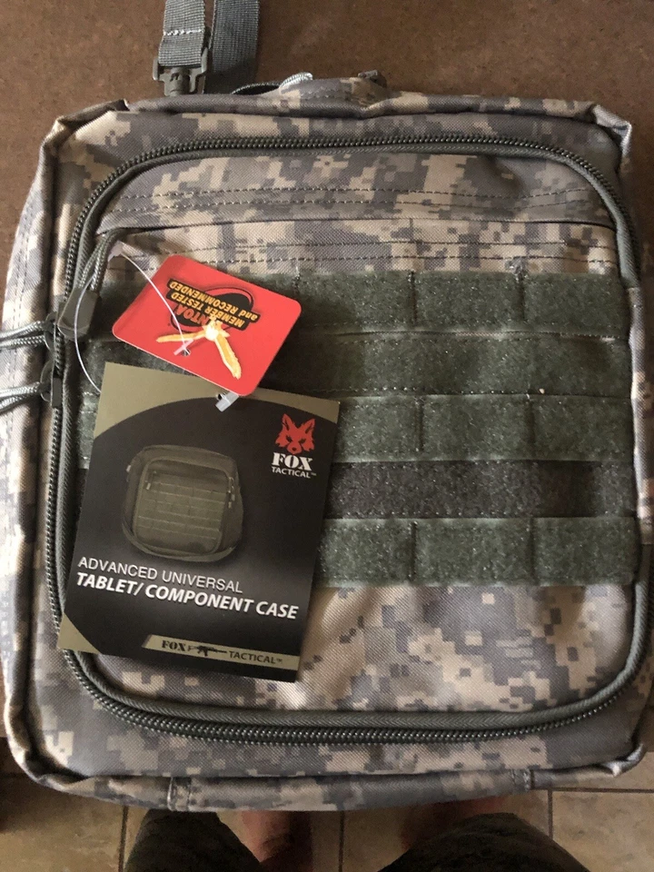Tactical ADVANCED MOLLE Universal Tablet Component Case Army Digital Camo ACU - Image 2 of 4