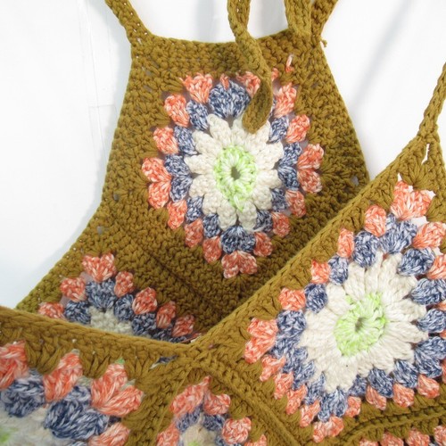 Free People Knit Top Yellow Ochre Mustard Summer Love Hippie M-L BNWT RRP £140 - Picture 6 of 24
