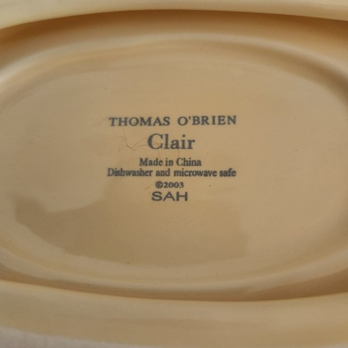 VTG Thomas O'Brien Clair 2 Handle Gravy Bowl, Creamer & Sugar Bowl Yellow 4 PC - Picture 6 of 12