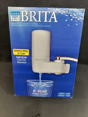 Brita 35214 Basic Tap Water Faucet Filtration System - White