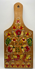 Cutting Board VTG Hand Painted Decorative Flo...