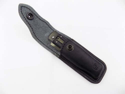 MIKOV Outdoor Self Defense Premium Pocket Knife PREDATOR BLACKOUT N690 w/ Sheath - Picture 10 of 12