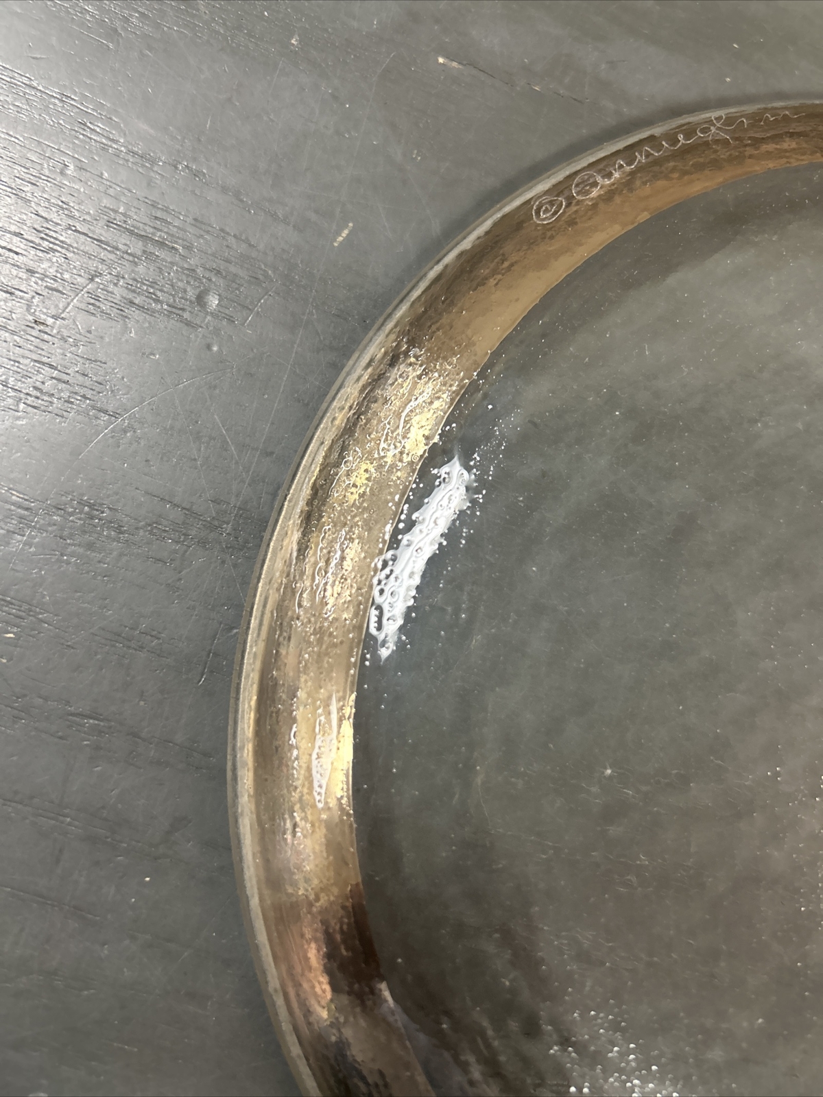 Annie Glass Platinum Salad Plate