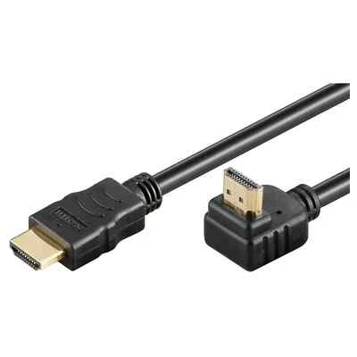 GOOBAY cavo hdmi 1.4 angolato spina 90 gradi ad alta velocità con ethernet 4k 1,5 mt