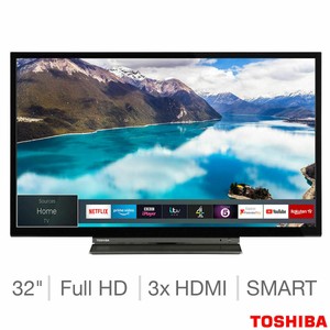 Toshiba 32 Inch Full Hd Smart Tv Led Usb Am Netflix With Built In Wi Fi Freeview Ebay