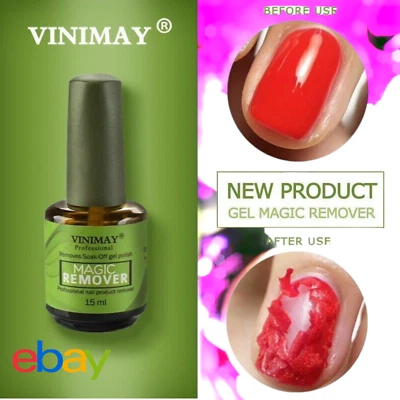 Vinimay Gel Polish Burst Magic Soak Off Remover Nail Cleaner Gel Nail Manicure
