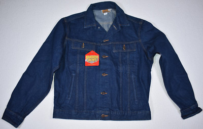 Vintage 80s Dickies Denim Branders Jacket Mens Size 42 Regular New with tags