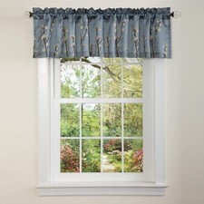  1 18" x 84" x 2" Lush Decor Special Edition Cocoa Flower Window Valance