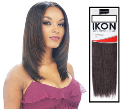 New Model Model Ikon Yaky Weave 100% Human Hair Extensions Color # P1B/30-14 In
