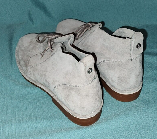 NEW WOB Hush Puppies Womens Moyen Gray Suede Low Boots Size 12 / 44 NEW WOB - Picture 4 of 6