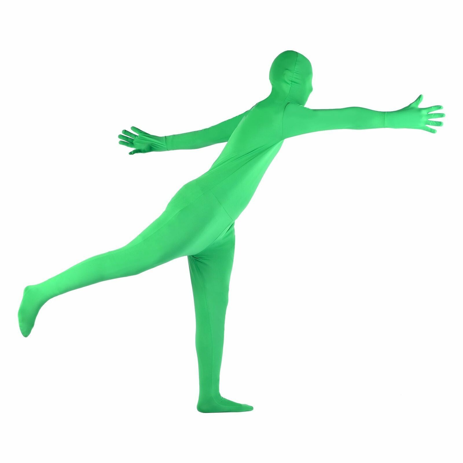 Green Screen Suit Chroma Key Jumpsuits for Movie Tiktok Video Invisible  Effect Photographic Filming Studio Props