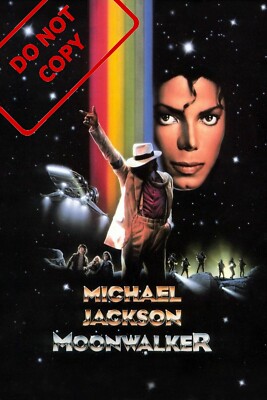 Michael Jackson Moonwalker Vintage Style Reprint POSTER  FREE SHIPPING