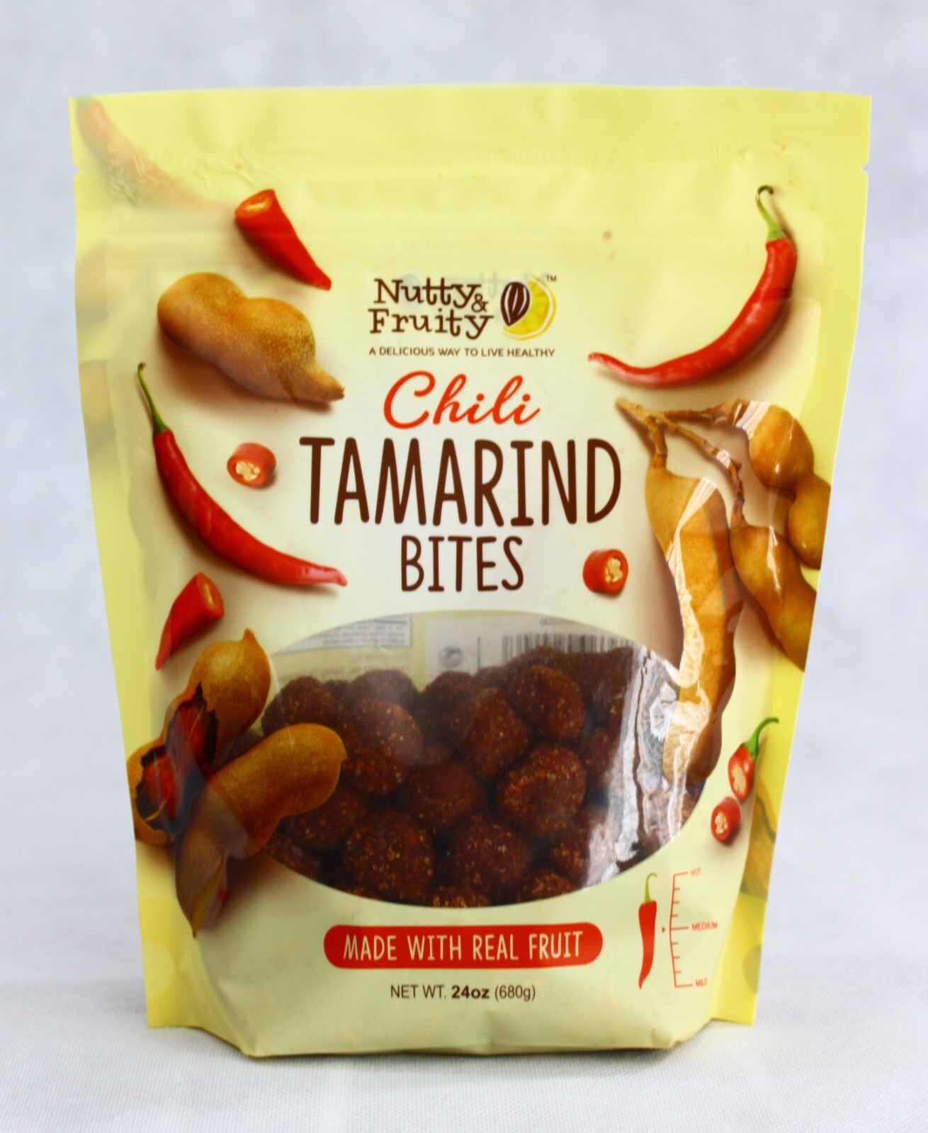 2 Bags of Nutty & Fruity Chili Tamarind Bites 24oz each Free Shipping