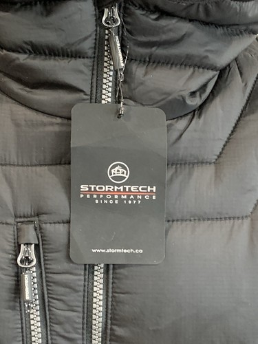 NWT Stormtech Men's Black Insulated Hooded Jacket Sz Small (AFP-1LE) - Picture 3 of 12