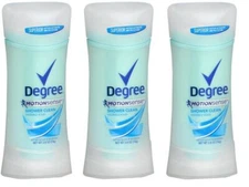 Degree Women Motion sense Clean 2.6oz each *Three Pack*
