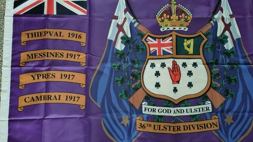 36th Ulster Division Counties Flag 3X5FT - Picture 3 of 6