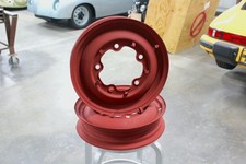 1 Pair Of Porsche 356 Pre-a 16x3.25 Sudrad Wheels Split Windshield Era