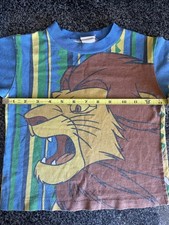 Vintage The Lion King AOP Youth Shirt RARE GRAIL