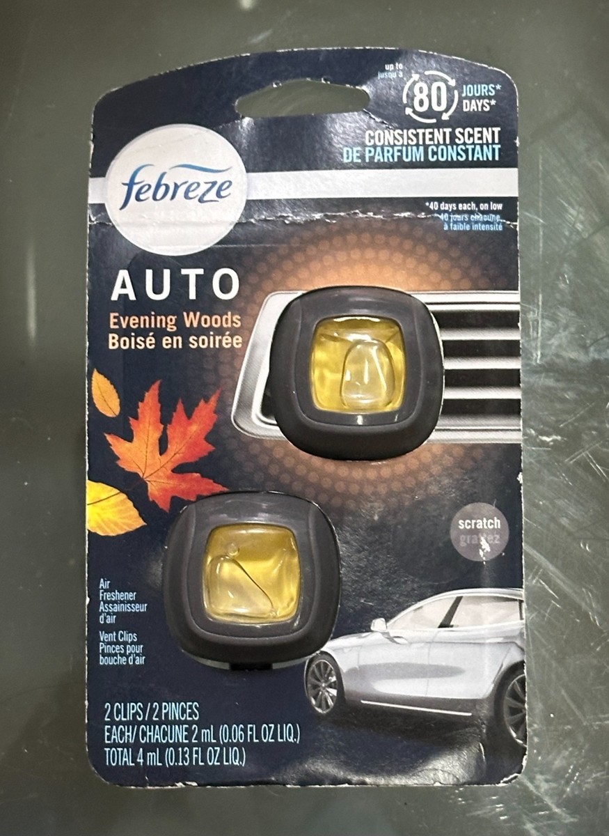 Febreze AUTO Interior Car Vent AIR Odor FRESHENER ~ TROPICAL BEACH Last 80 Days